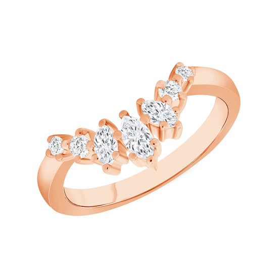 Load image into Gallery viewer, Diamond Tiara Ring - Happy Jewelers Fine Jewelry Lifetime Warranty

