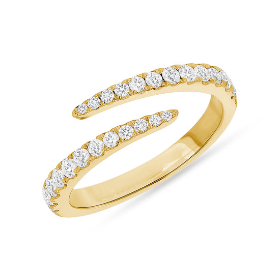 Load image into Gallery viewer, Diamond Friendship Ring - Happy Jewelers Fine Jewelry Lifetime Warranty
