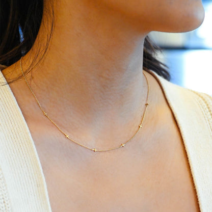 Dainty Cross Necklace - Happy Jewelers Fine Jewelry Lifetime Warranty