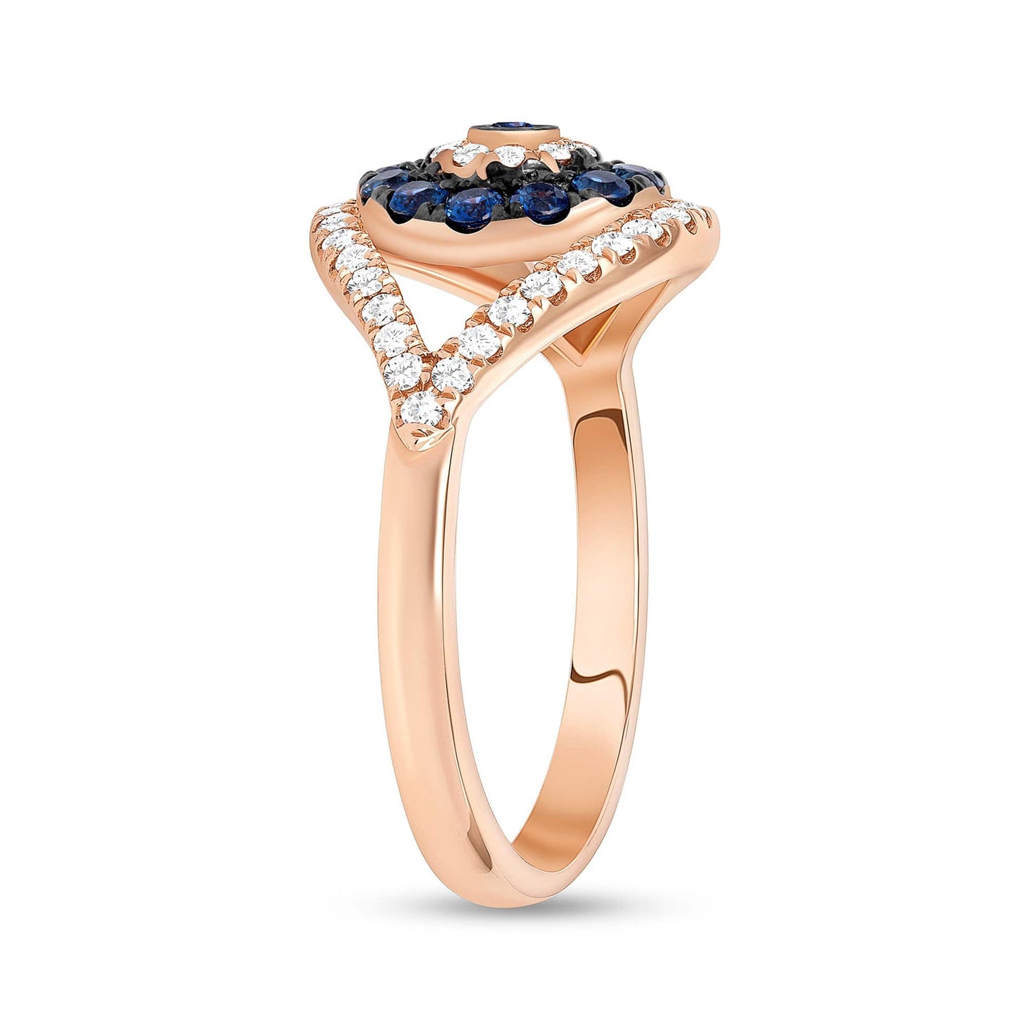 Buy JOKER & WITCH Women Blue & White Rhinestones Studded Evil Eye Finger  Ring - Ring for Women 16241438 | Myntra