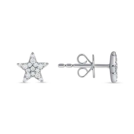 Mini Diamond Star Earrings - Happy Jewelers Fine Jewelry Lifetime Warranty
