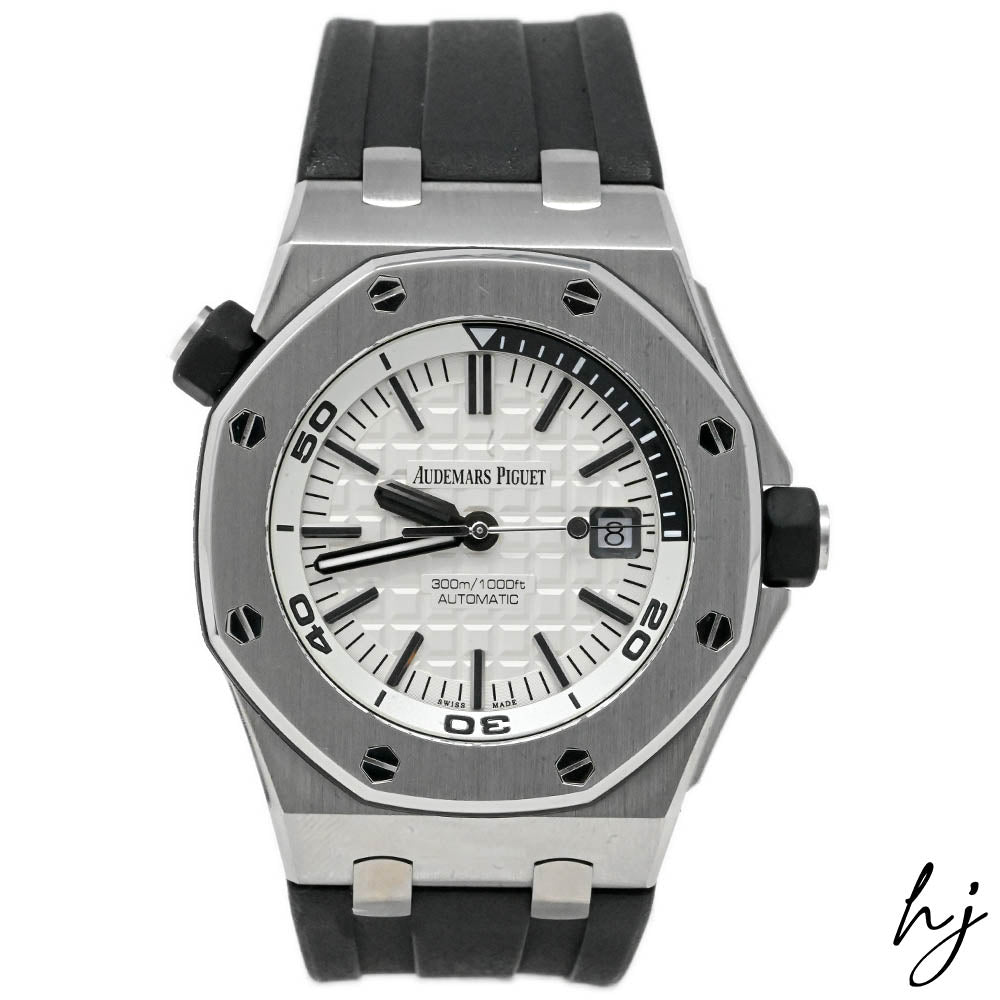 Audemars piguet clearance diver white dial