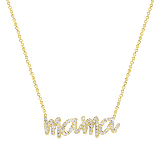 Load image into Gallery viewer, Diamond Mama Necklace - Happy Jewelers Fine Jewelry Lifetime Warranty
