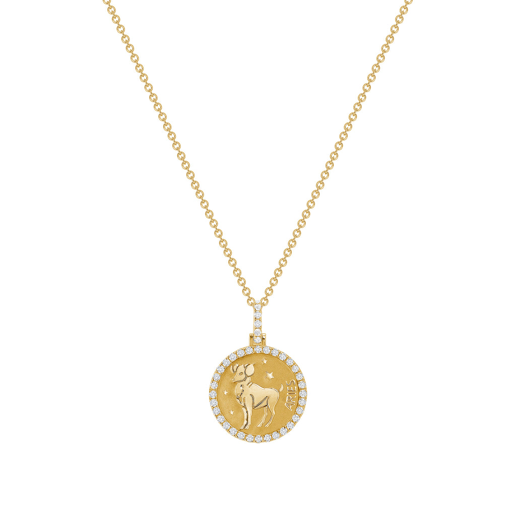 Diamond Zodiac Necklace - Happy Jewelers Fine Jewelry Lifetime Warranty