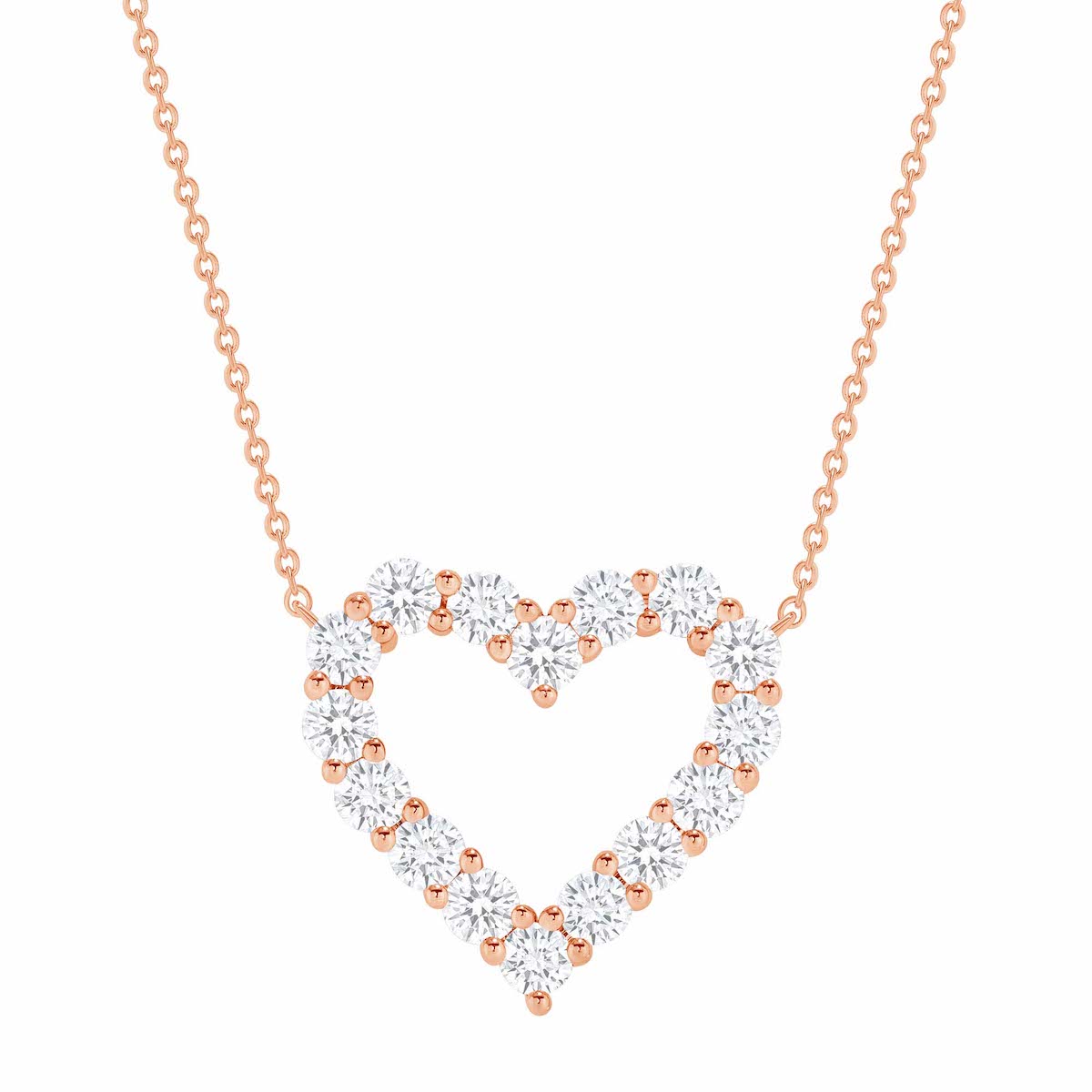 Load image into Gallery viewer, 2 Carat Diamond Heart Pendant - Happy Jewelers Fine Jewelry Lifetime Warranty
