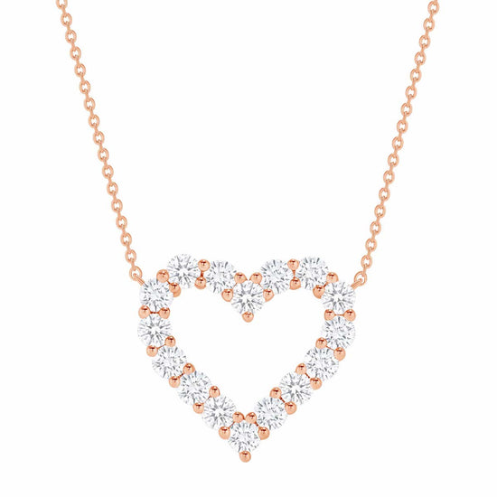 2 Carat Diamond Heart Pendant - Happy Jewelers Fine Jewelry Lifetime Warranty