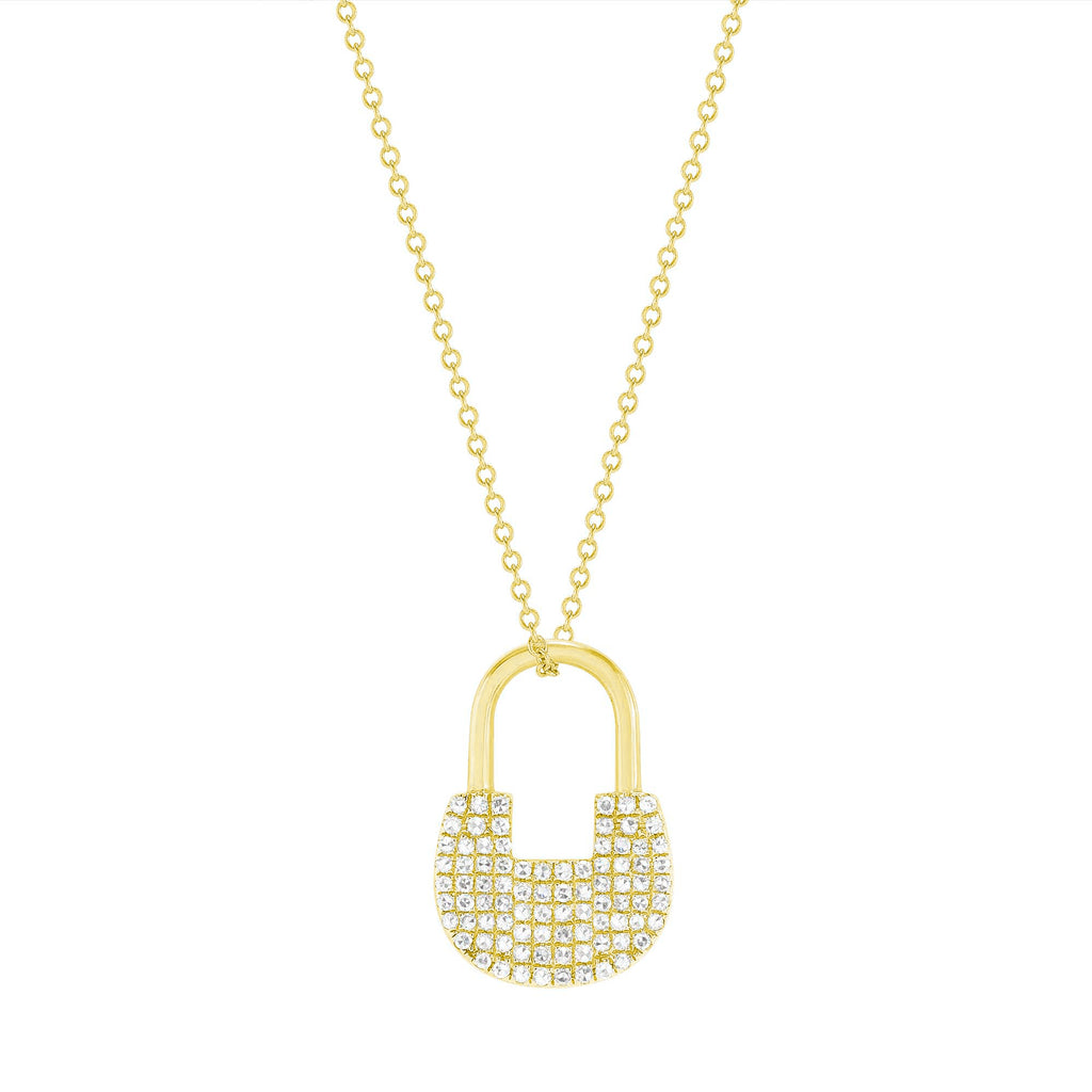 AUNOOL Lock Necklace for Women 14K Gold Plated Cubic Zirconia CZ Dainty Lock  Chain Necklace Letter E Initial Gold Padlock Necklace for Women -  Walmart.com