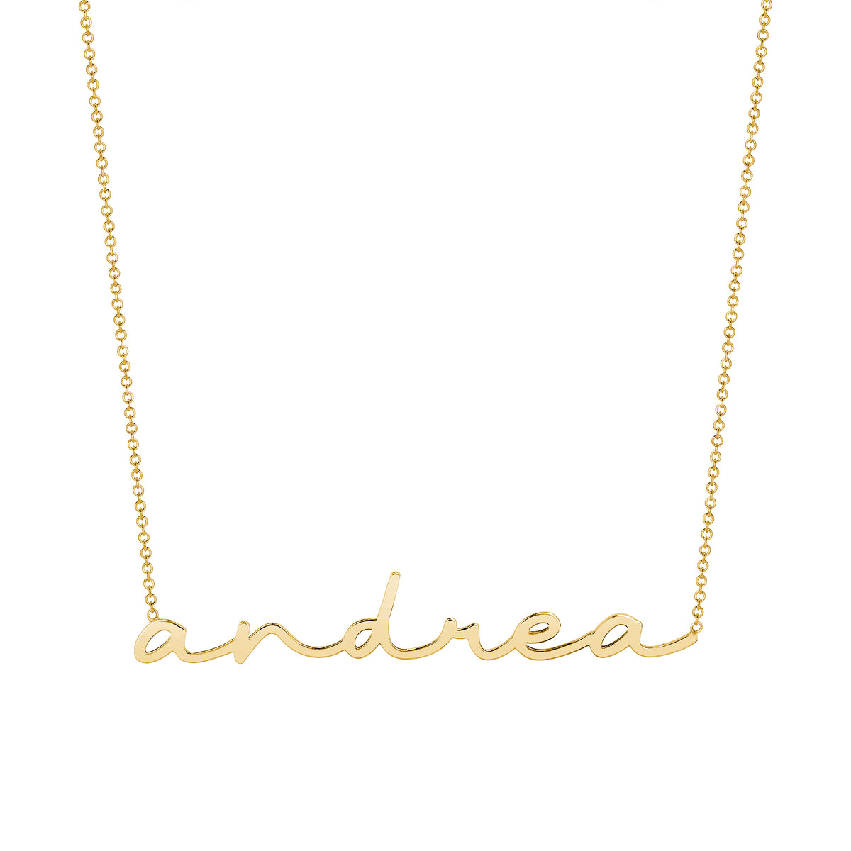 Custom Cursive Name Necklace – Happy Jewelers
