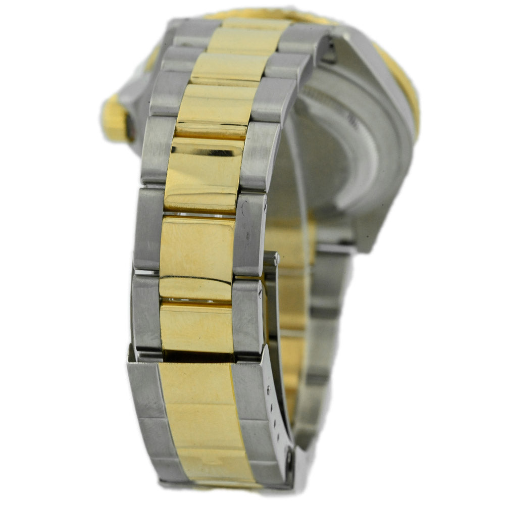 Rolex Men's Submariner Date 18K Yellow Gold & Steel 40mm Blue Dot Dial Watch Reference #: 16613LB - Happy Jewelers Fine Jewelry Lifetime Warranty