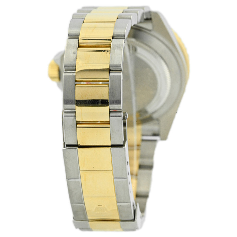 Rolex Men's Submariner Date 18K Yellow Gold & Steel 40mm Black Dot Dial Watch Reference #: 16613LN - Happy Jewelers Fine Jewelry Lifetime Warranty