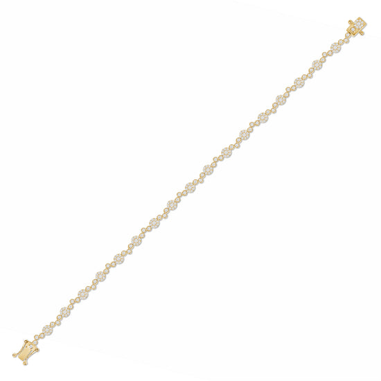 Diamond Bubble Tennis Bracelet - Happy Jewelers Fine Jewelry Lifetime Warranty