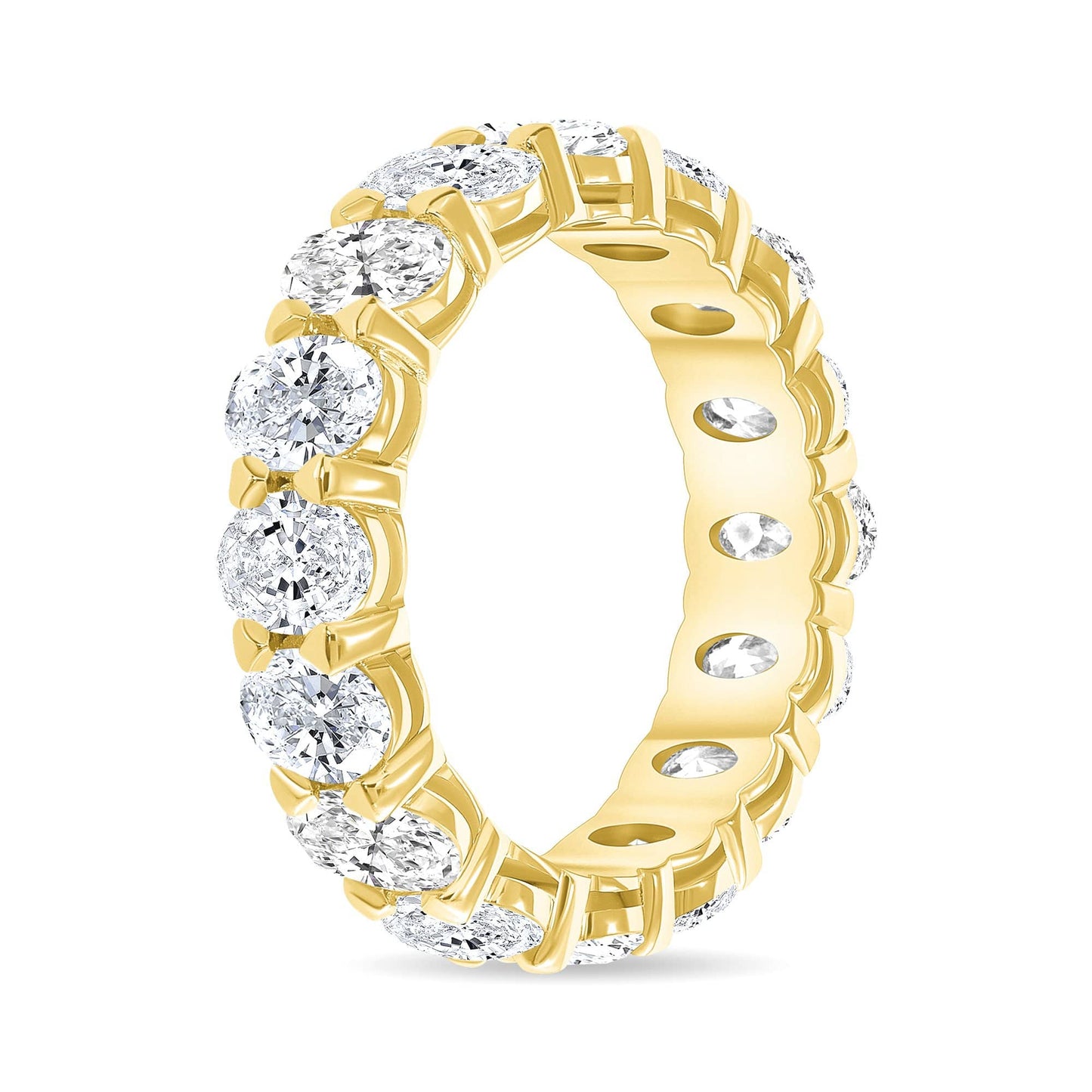 Load image into Gallery viewer, Oval Diamond Eternity Band w/ .50 Stones - Happy Jewelers Fine Jewelry Lifetime Warranty
