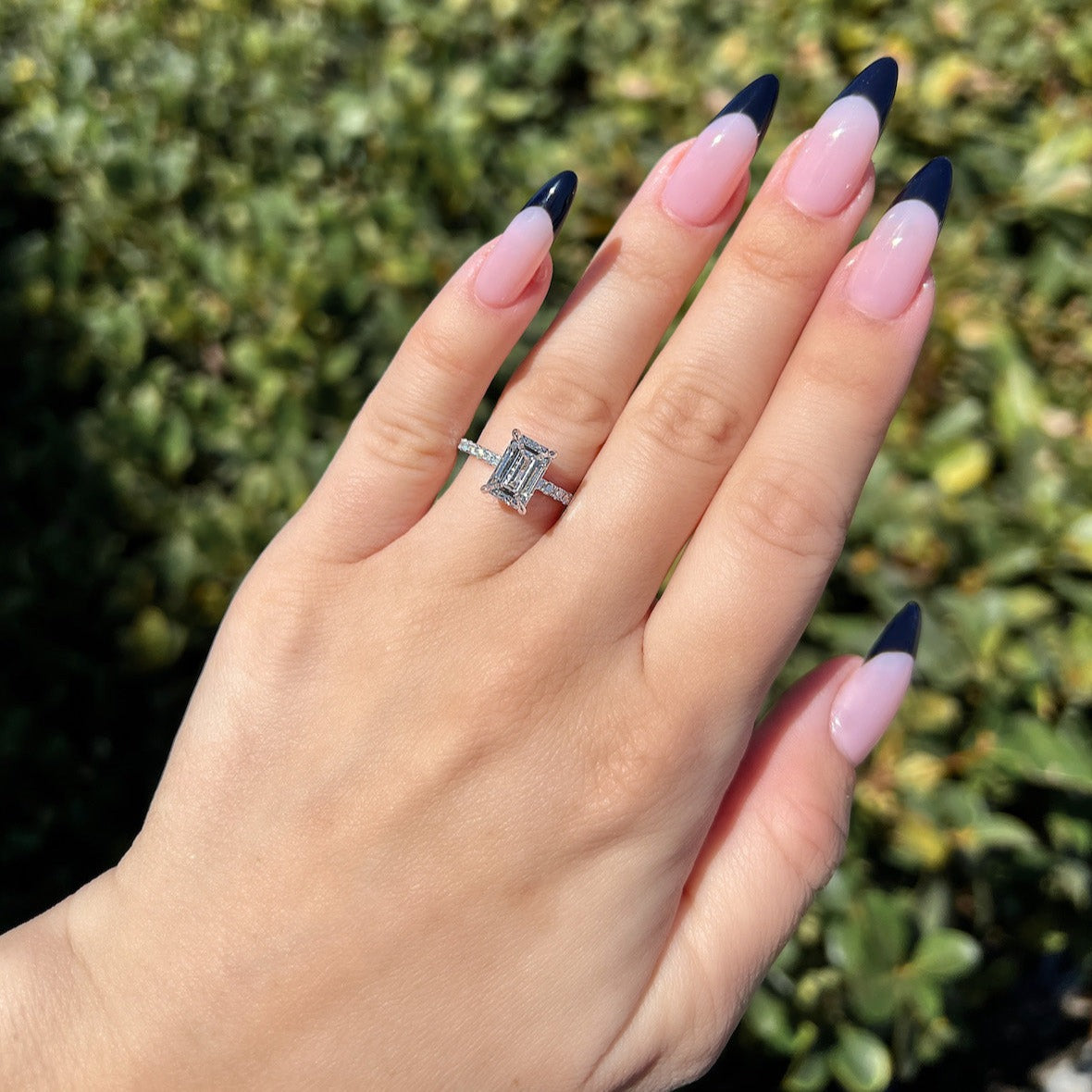 Engagement Ring Wednesday | 2.01 Emerald Lab Created Diamond - Happy Jewelers Fine Jewelry Lifetime Warranty
