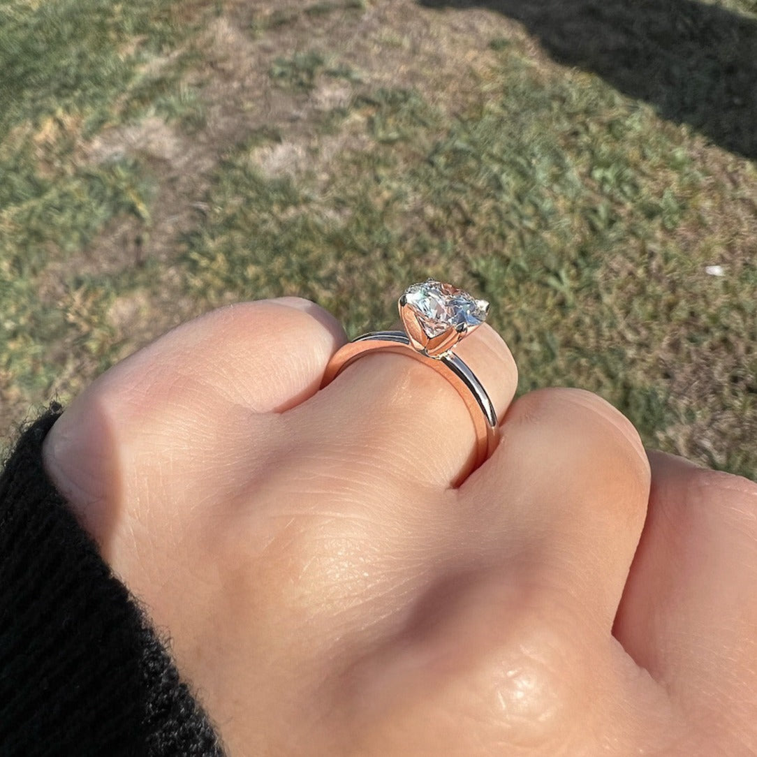 Solitaire lab diamond Clearance