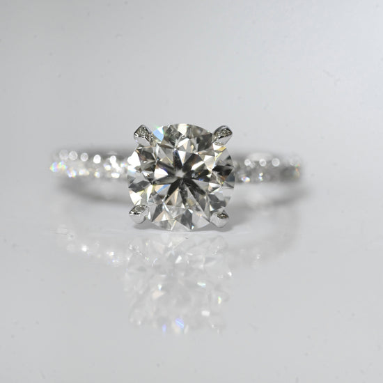 Engagement Ring Wednesday | 2.01 Round Brilliant Natural Diamond - Happy Jewelers Fine Jewelry Lifetime Warranty
