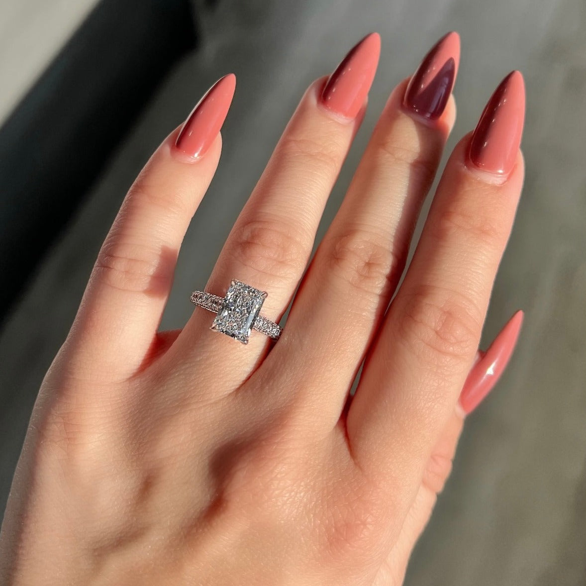 Engagement Ring Wednesday | 2.16 Radiant Cut Lab Created Diamond - Happy Jewelers Fine Jewelry Lifetime Warranty