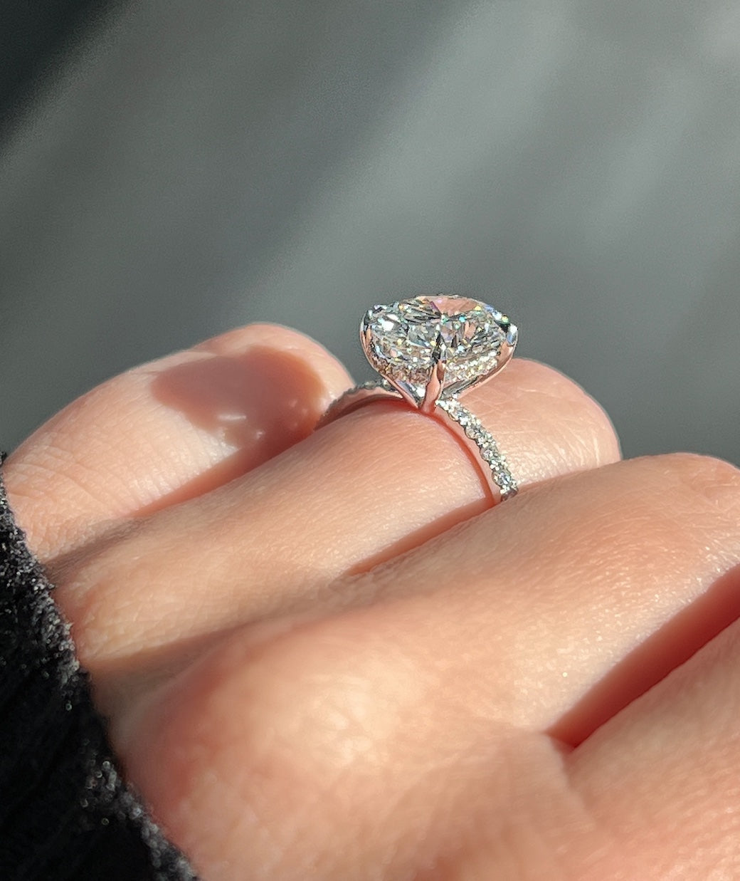 Engagement Ring Wednesday | 2.77 Oval Cut Lab Created Diamond - Happy Jewelers Fine Jewelry Lifetime Warranty
