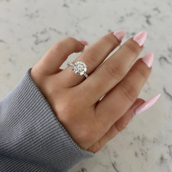 Engagement Ring Wednesday | 2.81 Round Lab Created Diamond - Happy Jewelers Fine Jewelry Lifetime Warranty