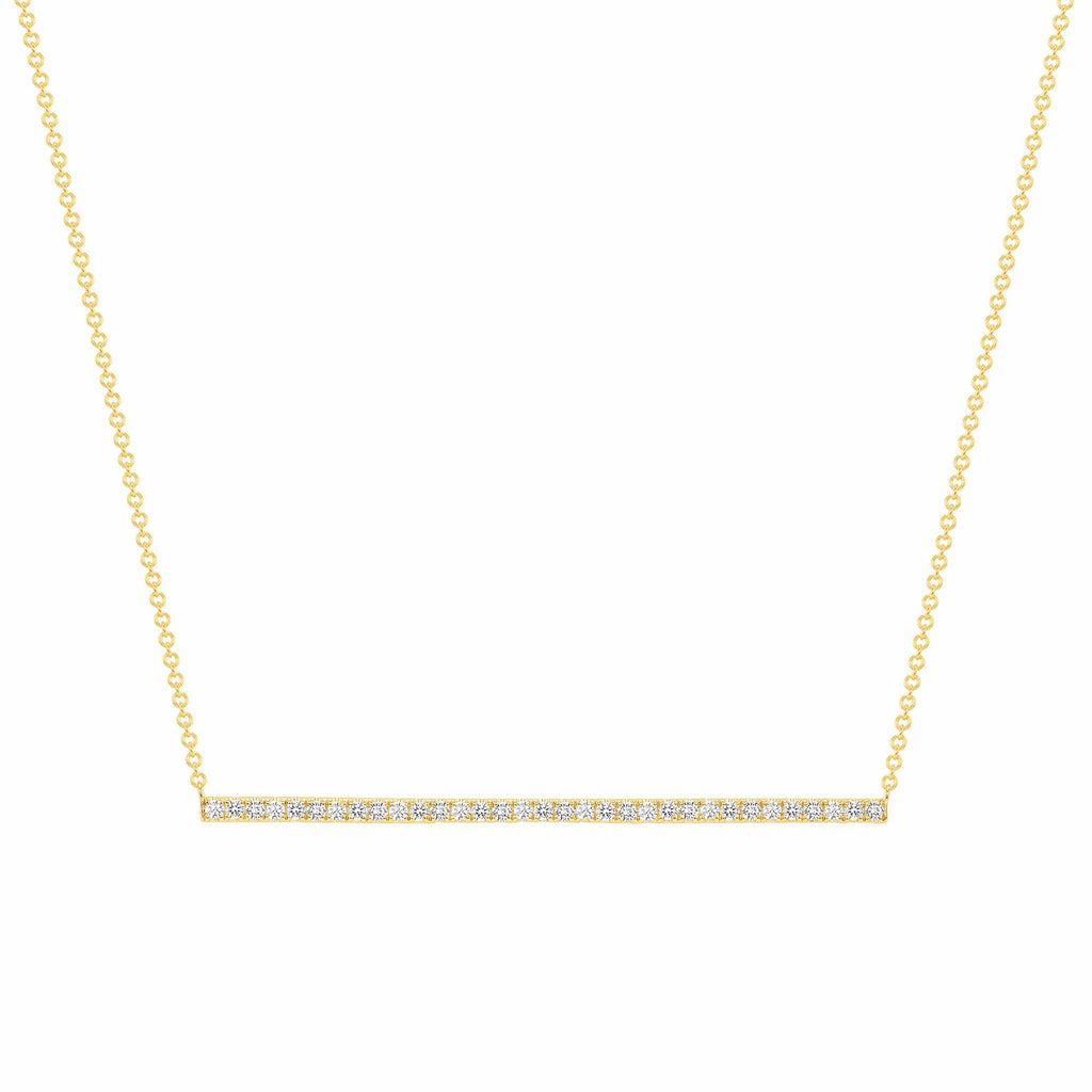 Diamond Bar Necklace - Happy Jewelers Fine Jewelry Lifetime Warranty