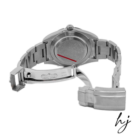 Rolex Men's Explorer MKII Stainless Steel 39mm Black Stick & Arabic Dial Watch Reference #: 214270 - Happy Jewelers Fine Jewelry Lifetime Warranty
