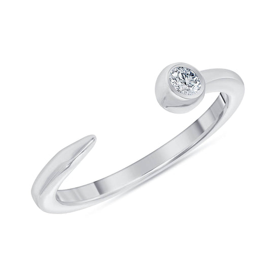 The Diamond Nail Ring - Happy Jewelers Fine Jewelry Lifetime Warranty