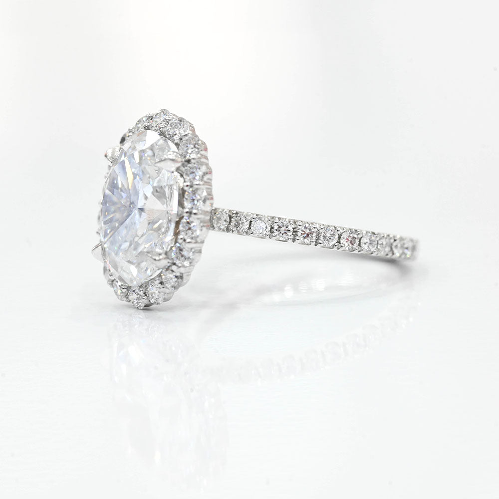 Lab Created Oval Engagement Rings | Happy Jewelers