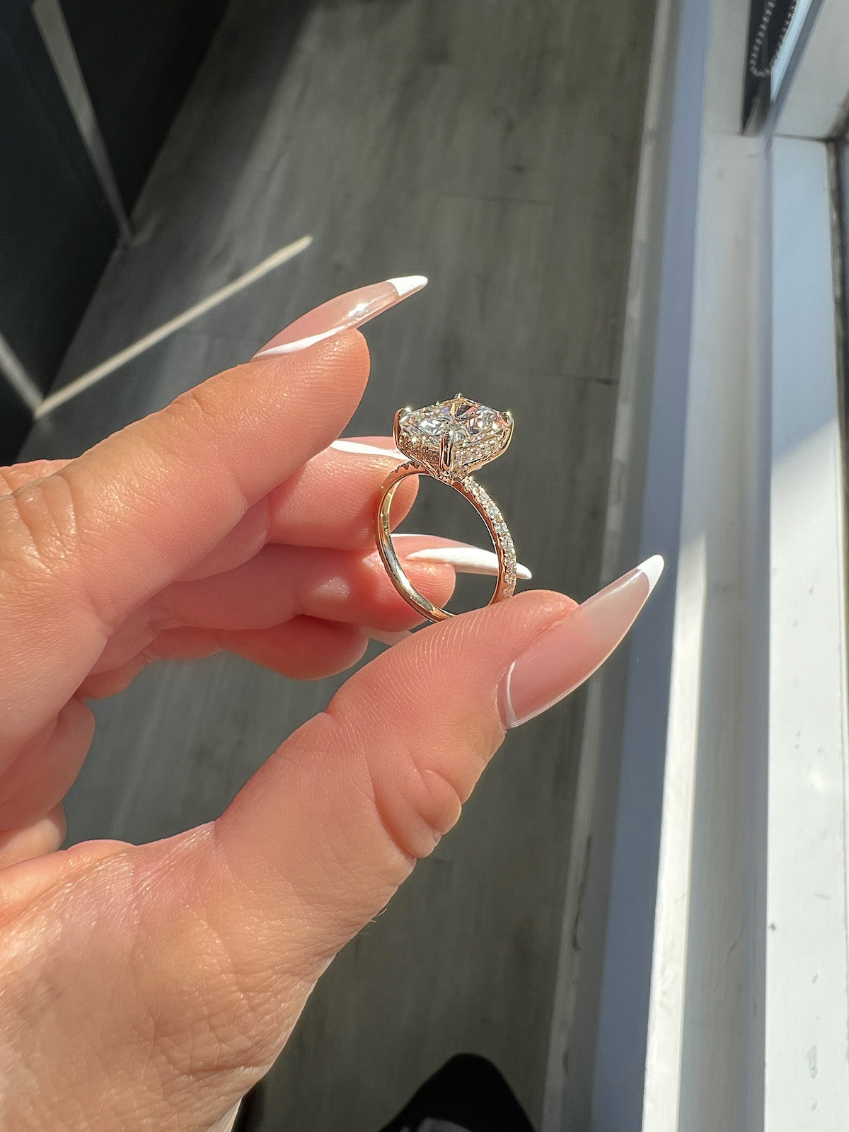Engagement Ring Wednesday | 3.35 Radiant Cut Lab Created Diamond - Happy Jewelers Fine Jewelry Lifetime Warranty
