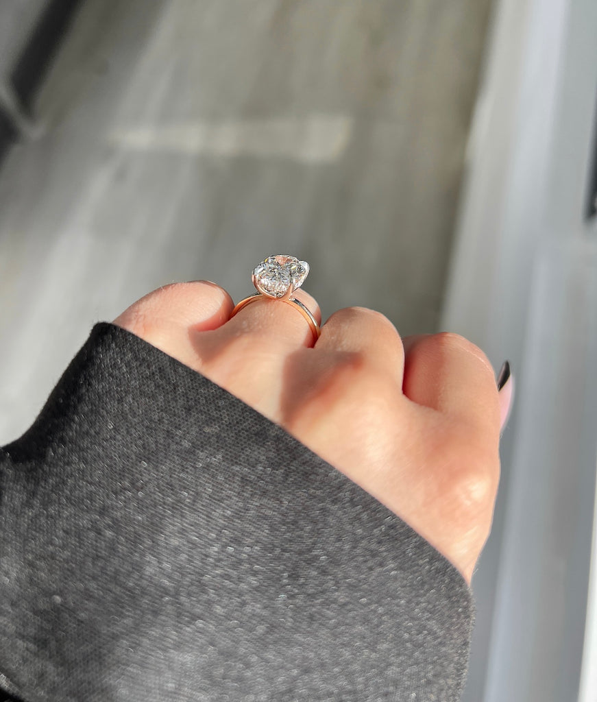 Engagement Ring Wednesday | 3.90 Oval Cut Lab Created Diamond - Happy Jewelers Fine Jewelry Lifetime Warranty