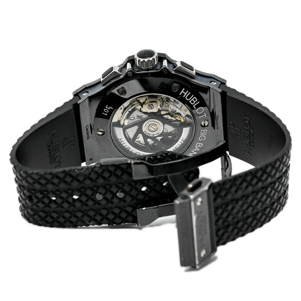 Hublot Men's Big Bang Black Magic Ceramic 44mm Black Dial Watch Reference #: 301.CX.130.RX - Happy Jewelers Fine Jewelry Lifetime Warranty