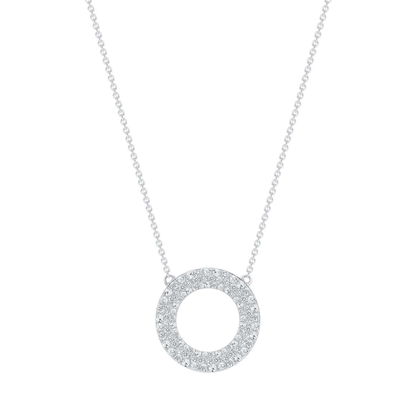 Open Diamond Pendant - Happy Jewelers Fine Jewelry Lifetime Warranty