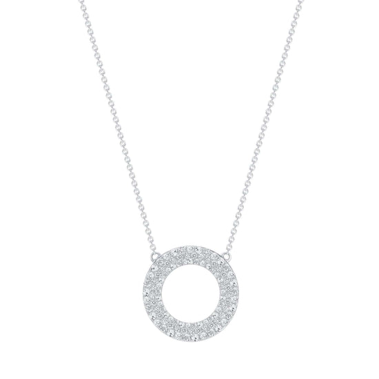 Open Diamond Pendant - Happy Jewelers Fine Jewelry Lifetime Warranty