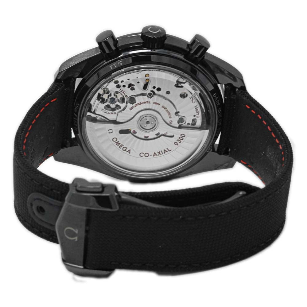 Omega Mens Speedmaster Dark Side of the Moon Chronograph Black Ceramic 44.25 mm Black Stick Dial Watch Reference #: 311.92.44.51.01.007 - Happy Jewelers Fine Jewelry Lifetime Warranty