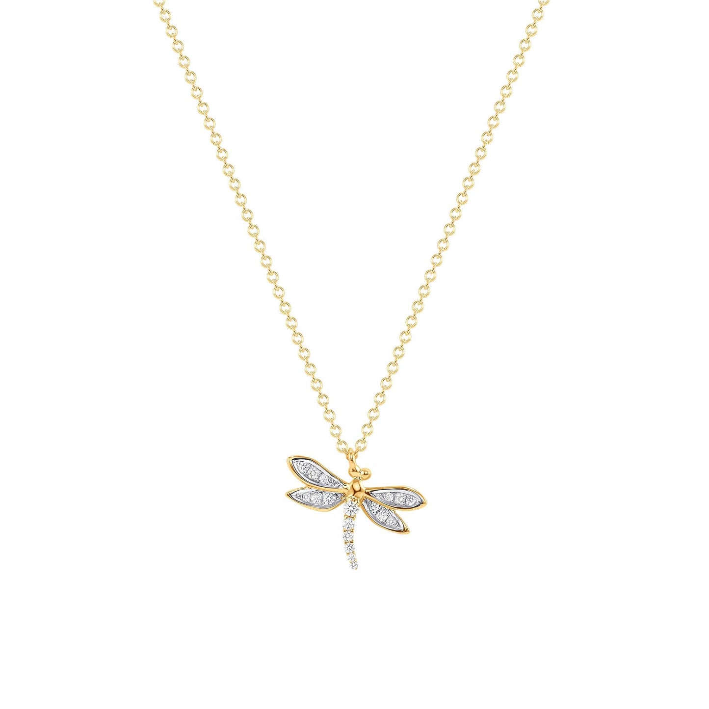 Dragonfly Necklace - Happy Jewelers Fine Jewelry Lifetime Warranty