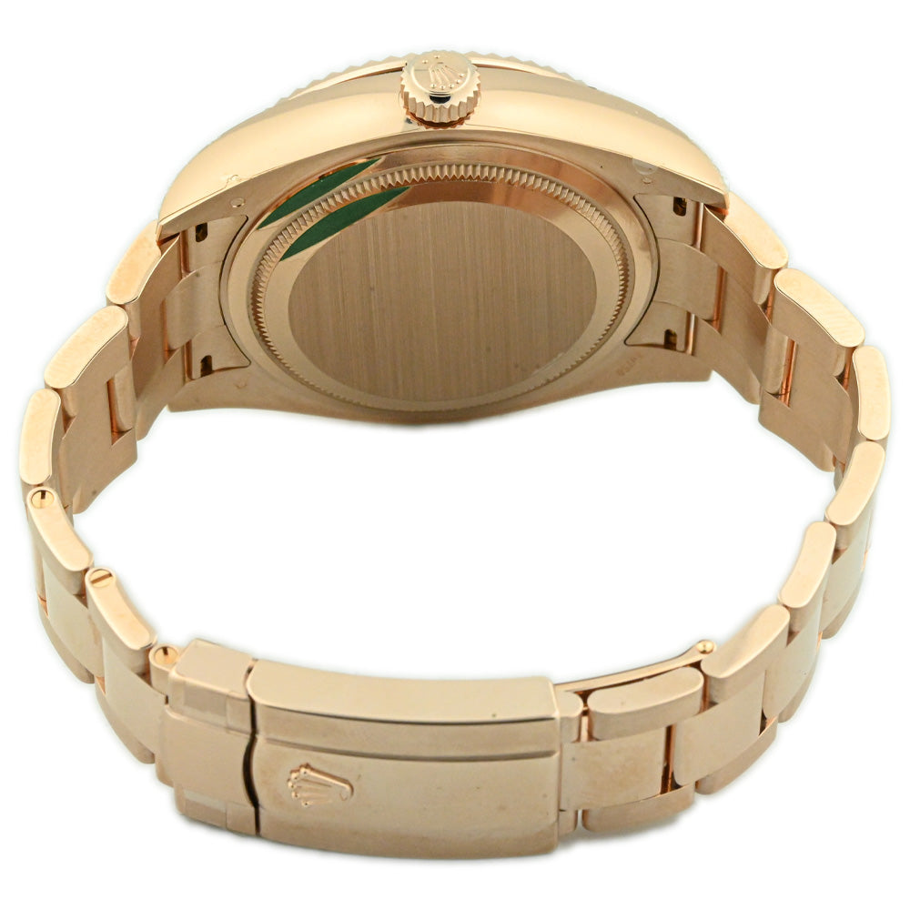 Rolex Men's Sky-Dweller 18K Rose Gold 42mm White Stick Dial Watch Reference #: 326935 - Happy Jewelers Fine Jewelry Lifetime Warranty