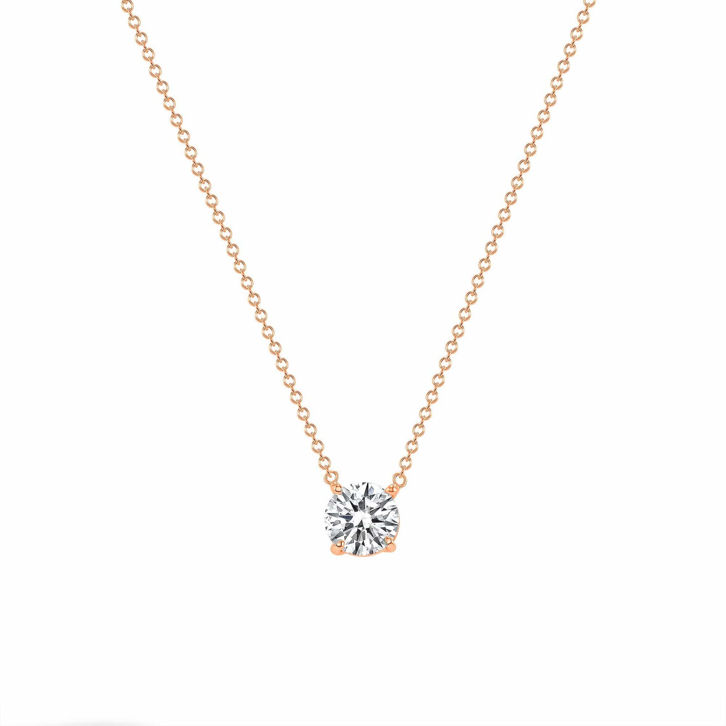 Load image into Gallery viewer, Diamond Solitaire Pendant - Happy Jewelers Fine Jewelry Lifetime Warranty
