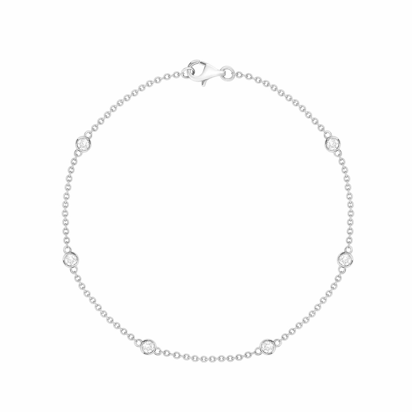Load image into Gallery viewer, Diamonds Bezel Bracelet - Happy Jewelers Fine Jewelry Lifetime Warranty

