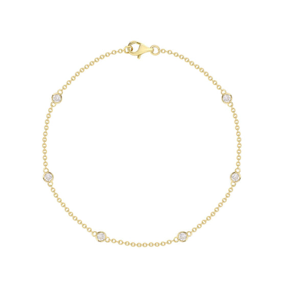 Load image into Gallery viewer, Diamonds Bezel Bracelet - Happy Jewelers Fine Jewelry Lifetime Warranty

