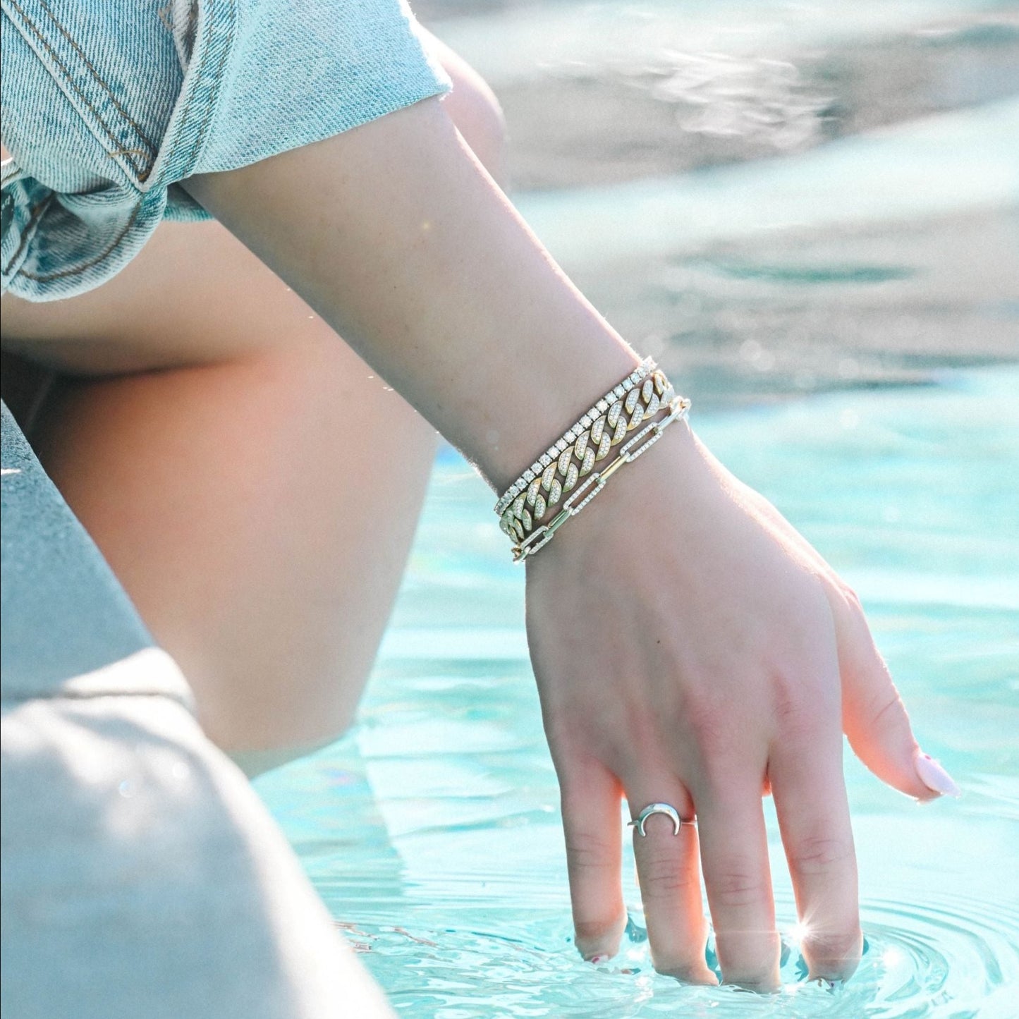 Diamond Linked Up Bracelet - Happy Jewelers Fine Jewelry Lifetime Warranty