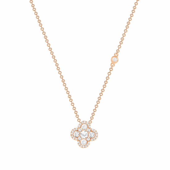 Diamond Floral Pendant - Happy Jewelers Fine Jewelry Lifetime Warranty