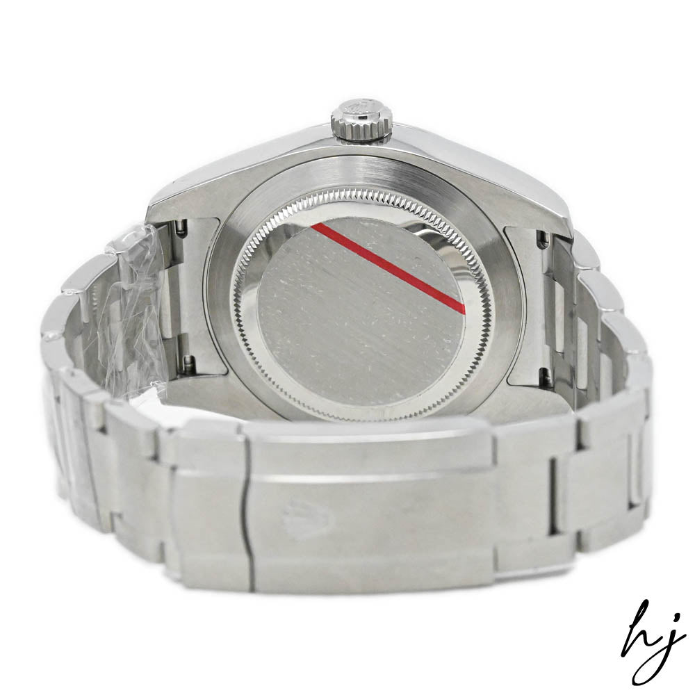 NEW Rolex Men's Air-King Stainless Steel 40mm Black Arabic Dial Watch Ref #116900 - Happy Jewelers Fine Jewelry Lifetime Warranty