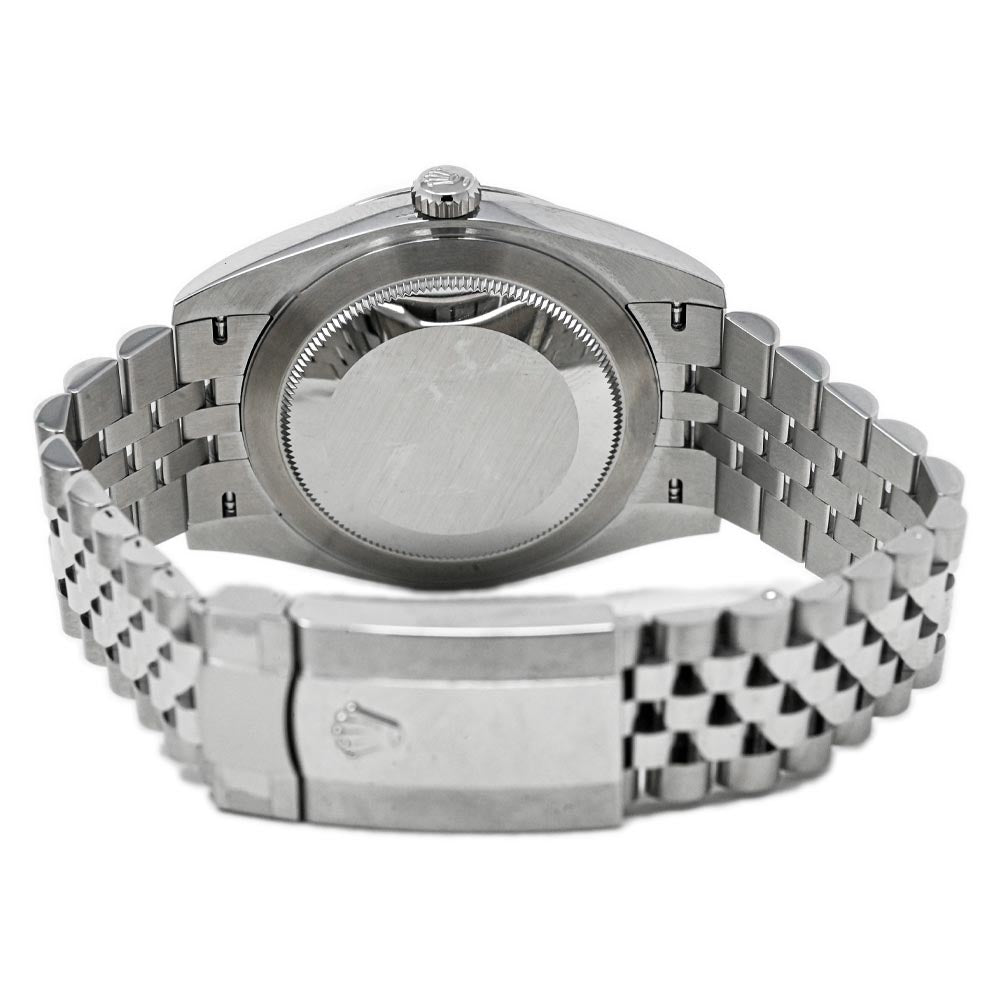NEW! Rolex Men's Datejust 41 Stainless Steel 41mm Wimbledon Dial Watch Reference 126300 - Happy Jewelers Fine Jewelry Lifetime Warranty