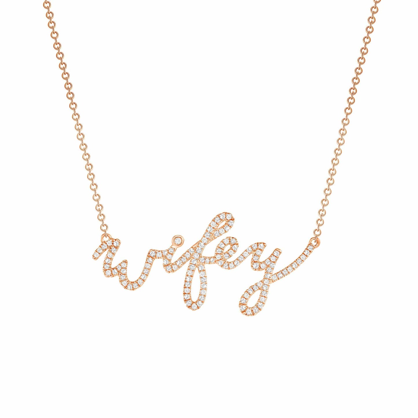 Diamond Wifey Necklace - Happy Jewelers Fine Jewelry Lifetime Warranty