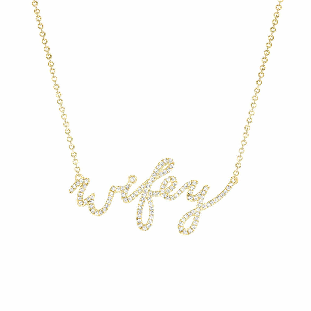 Diamond Wifey Necklace - Happy Jewelers Fine Jewelry Lifetime Warranty