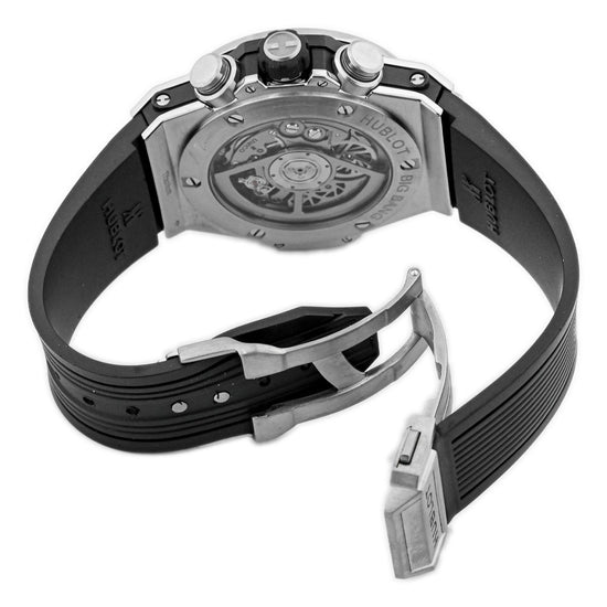 Hublot Men's Big Bang Unico Titanium 45mm Skeleton Stick & Arabic Dial Watch Reference #: 411.NX.1170.RX - Happy Jewelers Fine Jewelry Lifetime Warranty