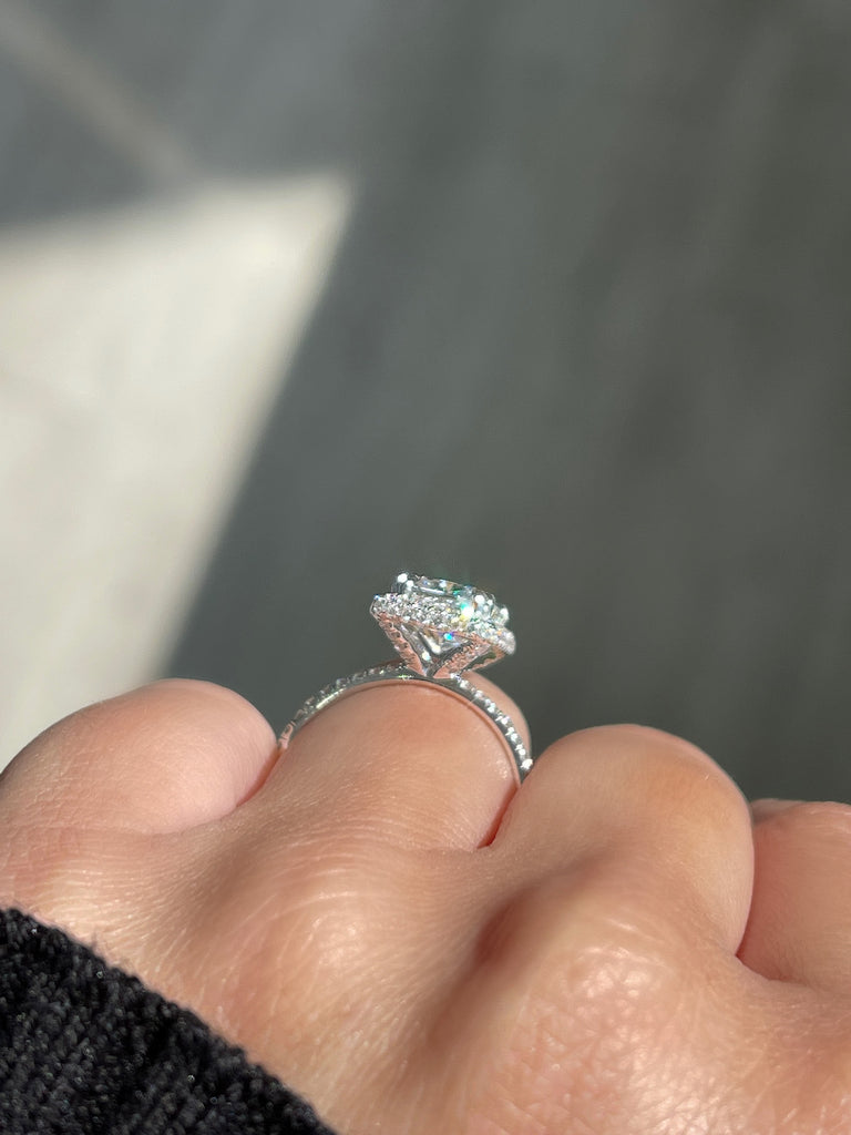 Engagement Ring Wednesday | 2.51 Cushion Cut Lab Created Diamond - Happy Jewelers Fine Jewelry Lifetime Warranty