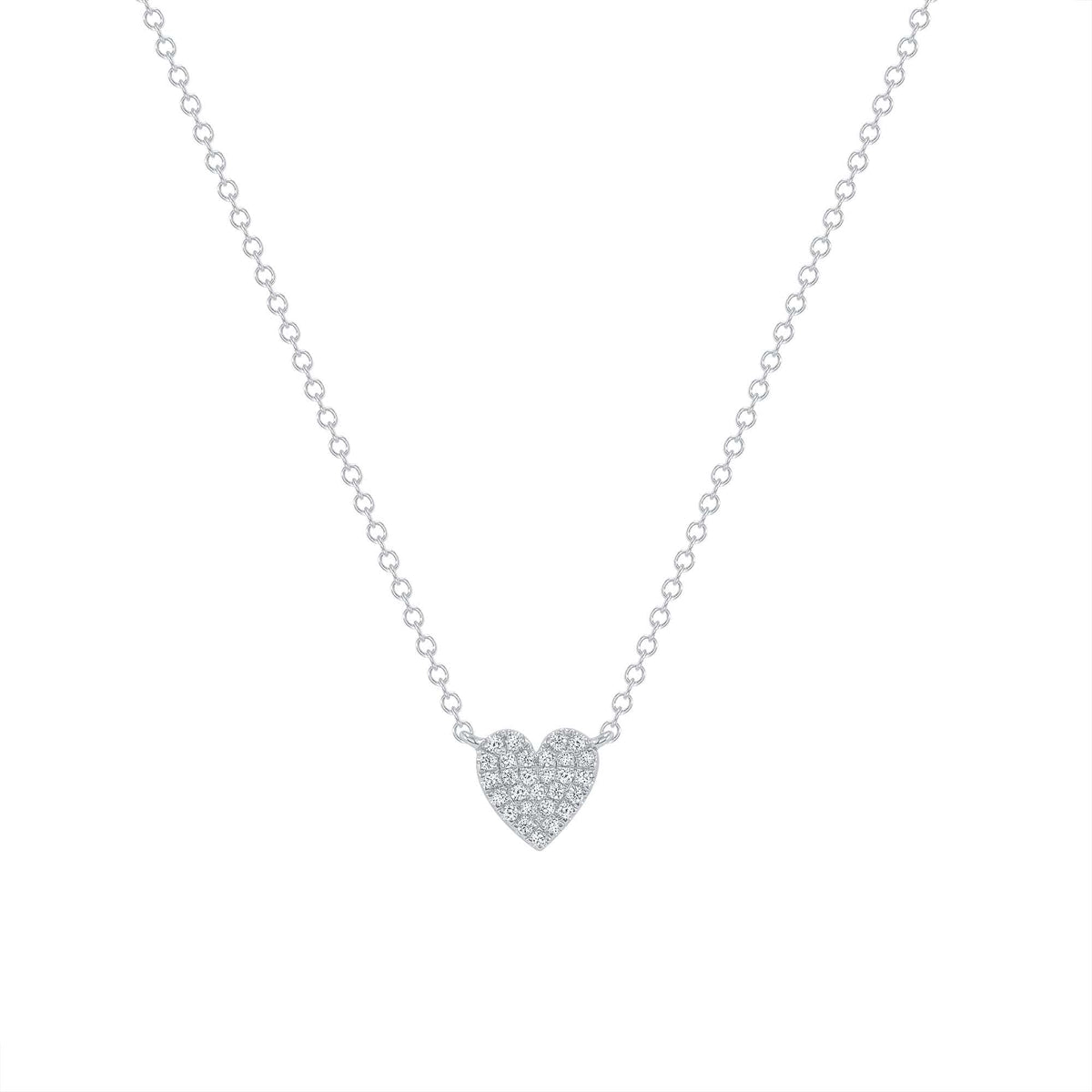 Mini Heart Diamond Necklace Happy Jewelers