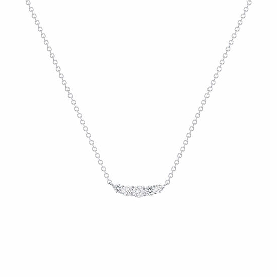 Load image into Gallery viewer, Dainty 5 Diamond Pendant - Happy Jewelers Fine Jewelry Lifetime Warranty
