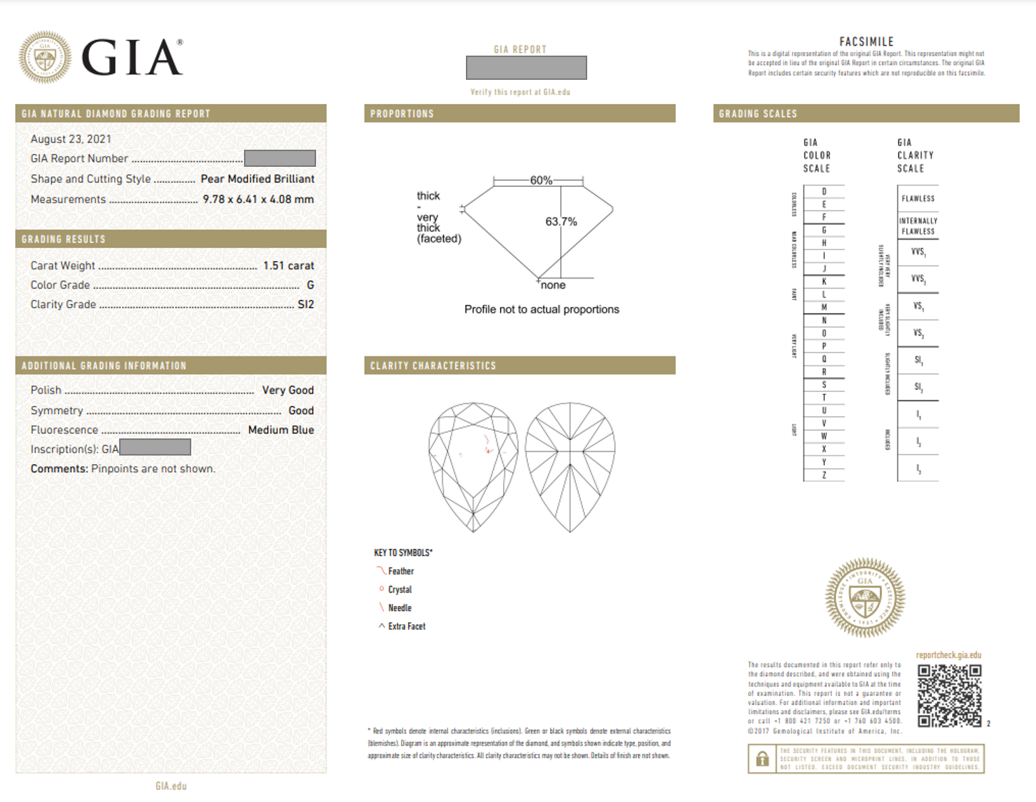 Engagement Ring Wednesday | 1.51 Carat Natural Pear Solitaire Diamond Engagement Ring with Hidden Halo - Happy Jewelers Fine Jewelry Lifetime Warranty