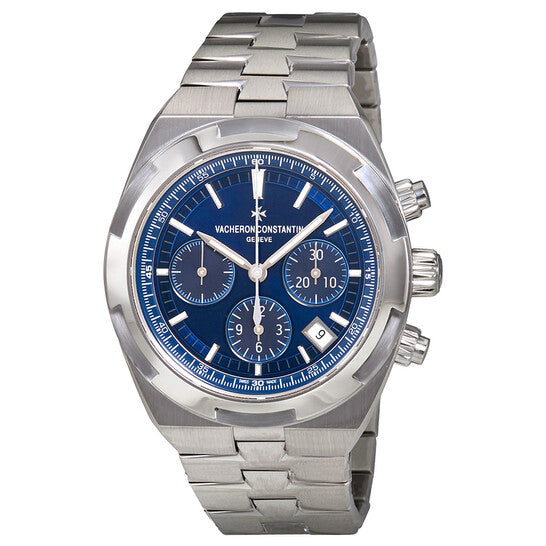 Load image into Gallery viewer, Vacheron Constantin Men&amp;#39;s Overseas Stainless Steel 43MM Blue Chronograph Dial Watch Reference #: 5500V/110A/B148 - Happy Jewelers Fine Jewelry Lifetime Warranty
