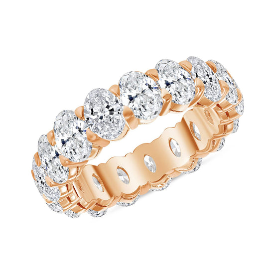 Oval Diamond Eternity Band w/ .30 Stones - Happy Jewelers Fine Jewelry Lifetime Warranty